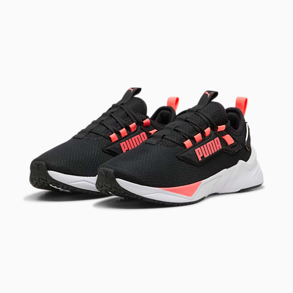 Retaliate 3 Running Shoes Unisex, PUMA Black-PUMA White-Sunset Glow, large-MEX