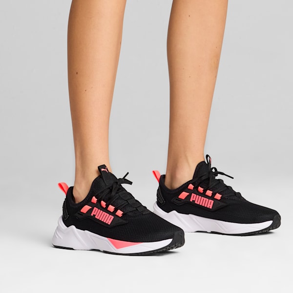Retaliate 3 Running Shoes Unisex, PUMA Black-PUMA White-Sunset Glow, large-MEX