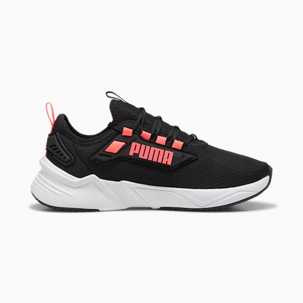 Retaliate 3 Running Shoes Unisex, PUMA Black-PUMA White-Sunset Glow, large-MEX