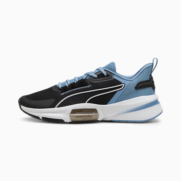 Zapatillas de training PWRFrame TR 3 para hombre, Zen Blue-PUMA Black, large-ARG