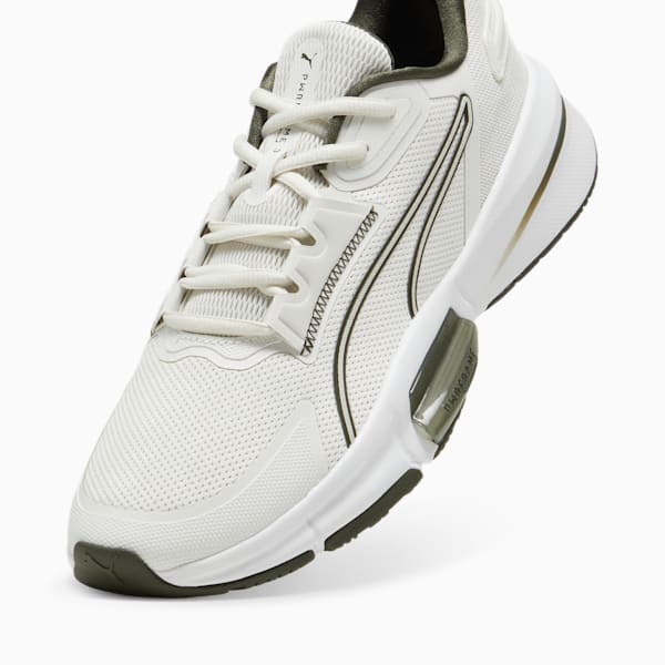 Zapatillas de training PWRFrame TR 3 para hombre, Vapor Gray-Dark Olive-PUMA White, large-ARG