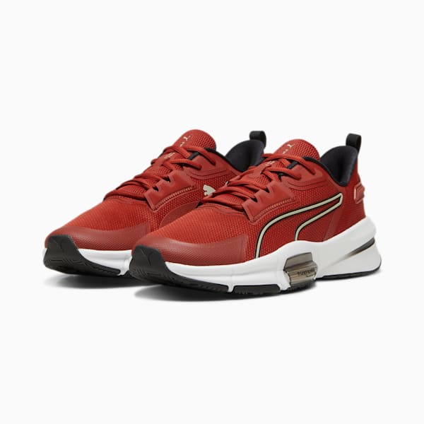 Zapatillas de training PWRFrame TR 3 para hombre, Mars Red-Desert Dust-PUMA White, large-ARG