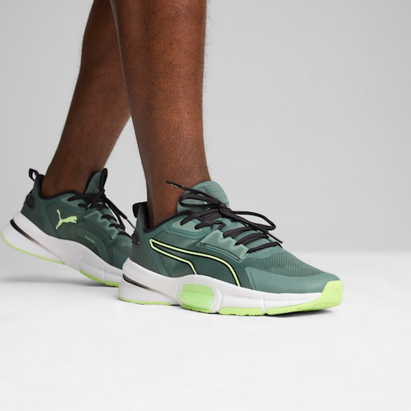 PWRFrame TR 3 Men's Training Shoes, Eucalyptus-Fizzy Apple-PUMA White, large-ZAF