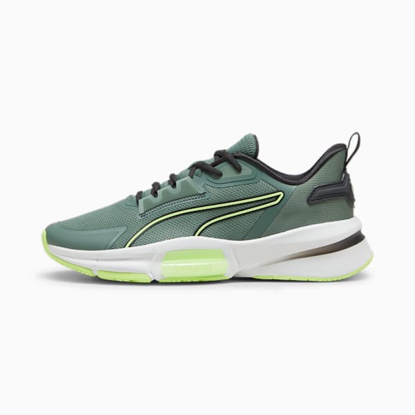 PWRFrame TR 3 Men's Training Shoes, Eucalyptus-Fizzy Apple-PUMA White, large-ZAF
