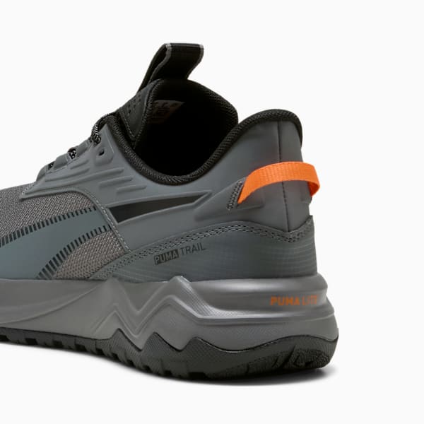 Extend Lite Trail Running Shoes, Cool Dark Gray-PUMA Black-Orange Glo, large-ZAF