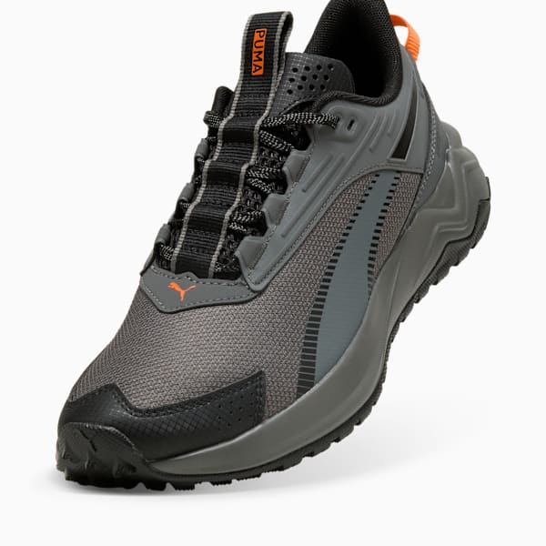 Extend Lite Trail Running Shoes, Cool Dark Gray-PUMA Black-Orange Glo, large-ZAF