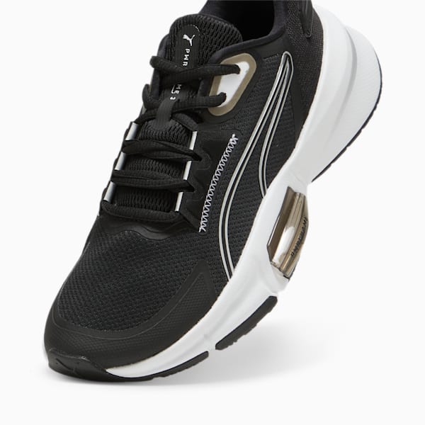 Zapatillas de training PWRFrame TR 3 para mujer, PUMA Black-PUMA Silver-PUMA White, large-ARG