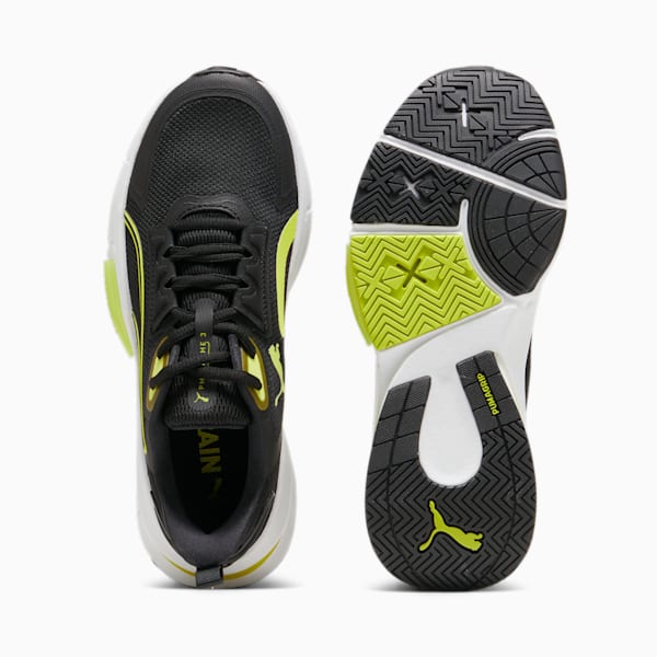 Zapatillas de training PWRFrame TR 3 para mujer, PUMA Black-Lime Pow-PUMA White, large-ARG