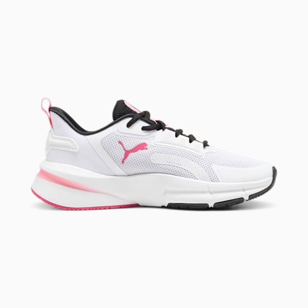 Zapatillas de training PWRFrame TR 3 para mujer, PUMA White-Garnet Rose-Fast Pink, large-ARG