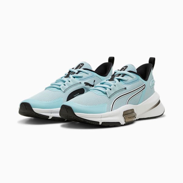 Zapatillas de training PWRFrame TR 3 para mujer, Turquoise Surf-PUMA Black, large-ARG
