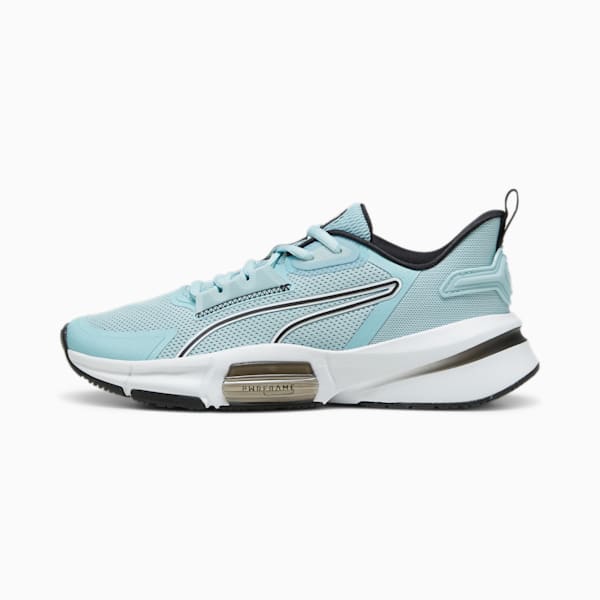 Zapatillas de training PWRFrame TR 3 para mujer, Turquoise Surf-PUMA Black, large-ARG