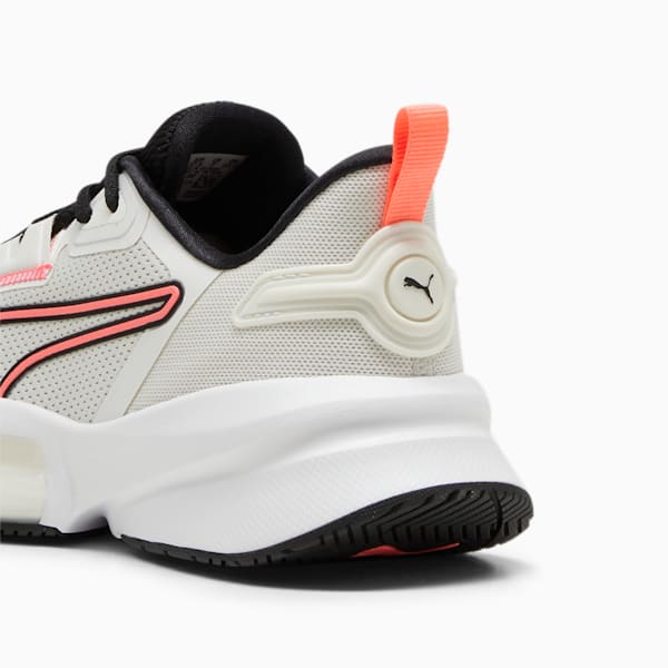 Zapatillas de training PWRFrame TR 3 para mujer, Vapor Gray-PUMA Black-Sunset Glow, large-ARG