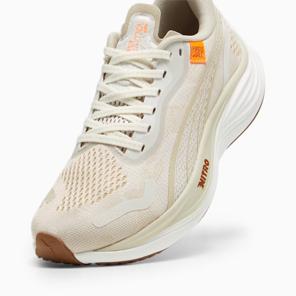 Velocity NITRO™ Women's Running Shoes, Vapor Gray-Putty-Neon Citrus, large-ZAF