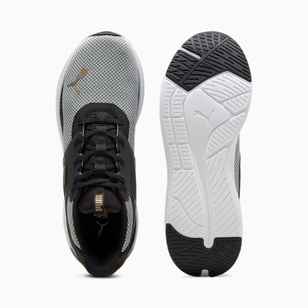 SOFTRIDE Symmetry Running Shoes, PUMA Black-PUMA Gold-PUMA White, large-ZAF