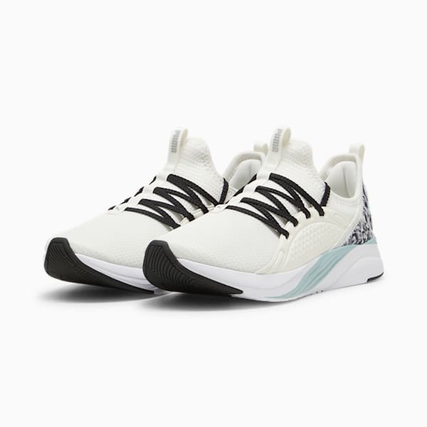 SOFTRIDE Sophia 2 FelineFin Women's Running Shoes, Warm White-Turquoise Surf, large-ZAF
