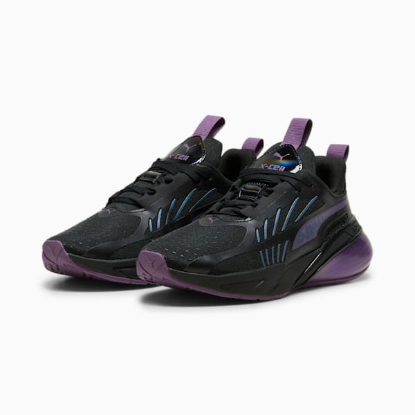 Zapatillas de running para mujer X-Cell Action Metachromatic, PUMA Black-Crushed Berry, large-ARG
