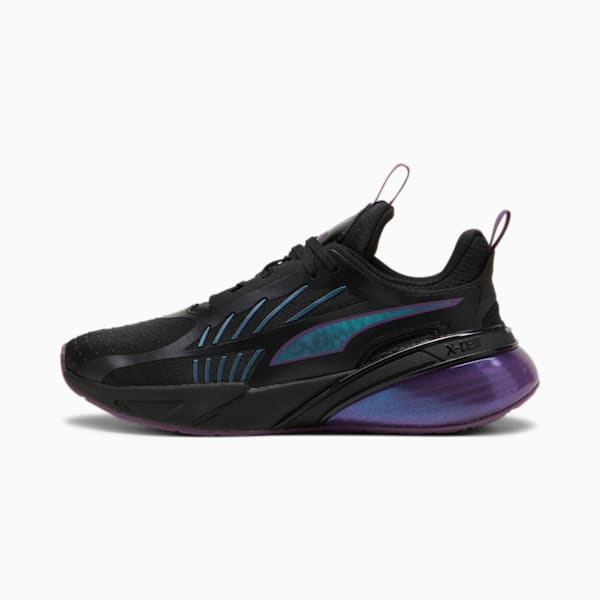Zapatillas de running para mujer X-Cell Action Metachromatic, PUMA Black-Crushed Berry, large-ARG