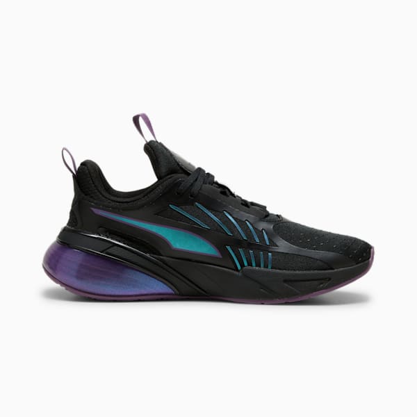 Zapatillas de running para mujer X-Cell Action Metachromatic, PUMA Black-Crushed Berry, large-ARG