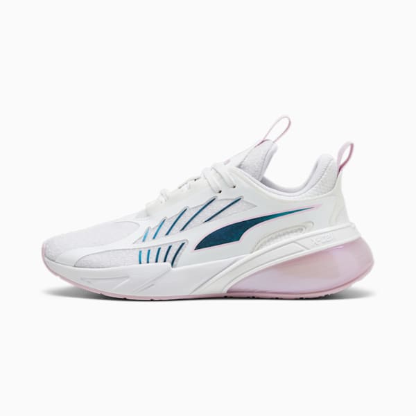Zapatillas de running para mujer X-Cell Action Metachromatic, PUMA White-Grape Mist, large-ARG
