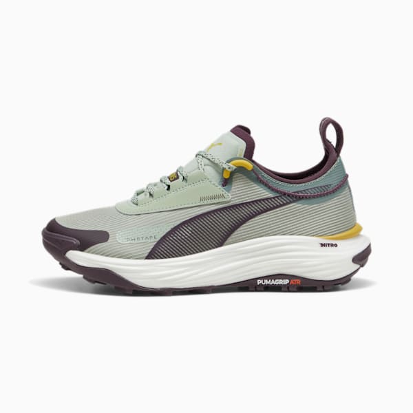 Voyage NITRO™ 3 Trail Running Shoes Women, Green Fog-Midnight Plum-Golden Fog, large-ZAF