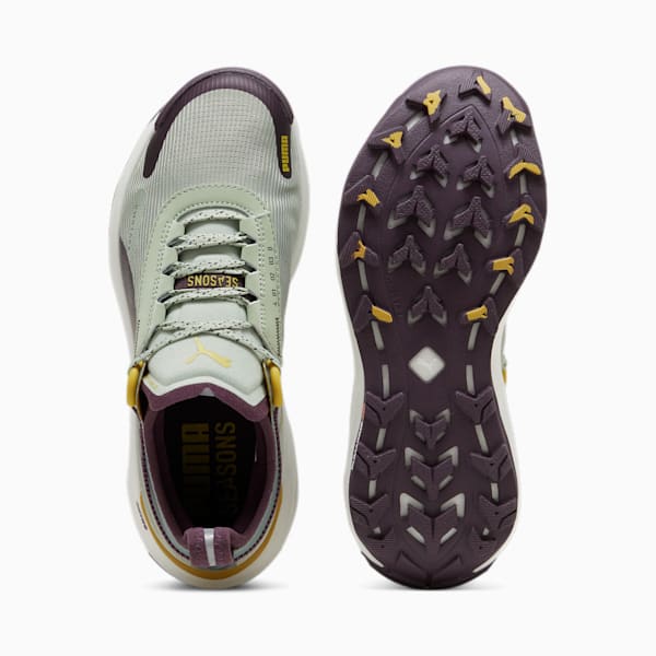 Voyage NITRO™ 3 Trail Running Shoes Women, Green Fog-Midnight Plum-Golden Fog, large-ZAF