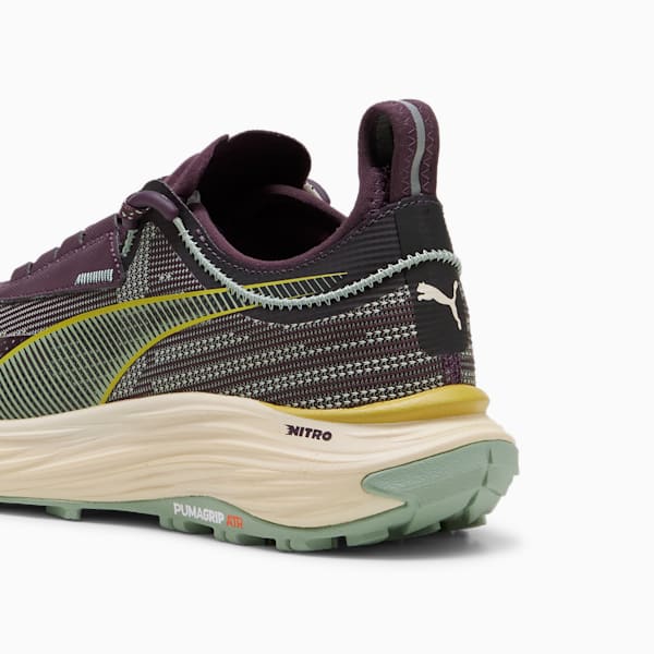Voyage NITRO™ 3 Trail Running Shoes Women, Midnight Plum-Green Fog-Golden Fog-Alpine Snow, large-ZAF