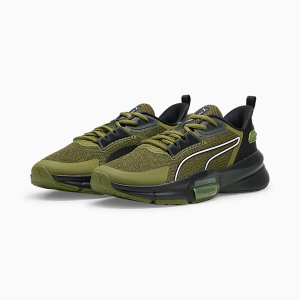 PWRFrame TR 3 Neo Force Training Shoes, Olive Green-PUMA Black, large-ZAF