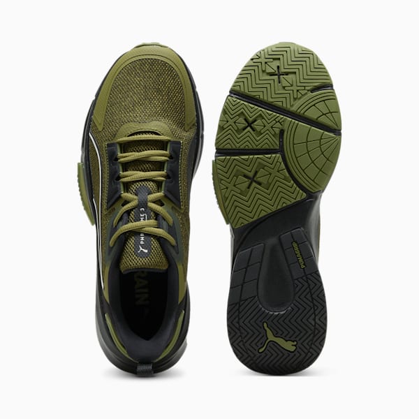 PWRFrame TR 3 Neo Force Training Shoes, Olive Green-PUMA Black, large-ZAF