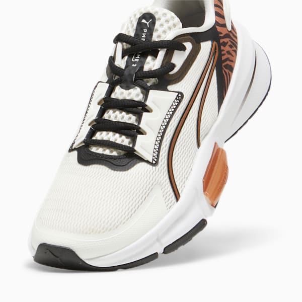 Zapatillas de training PWRFrame TR 3 para mujer, Warm White-PUMA Black-Teak, large-ARG