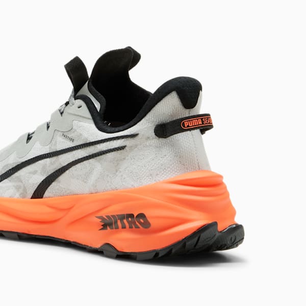 Fast-Trac NITRO™ 3 Trail Running Shoes Men, Smokey Gray-Flame Flicker-PUMA Black, large-ZAF
