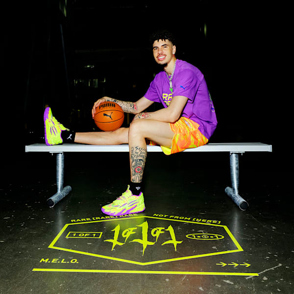 MB.03 Spark Basketball Shoes, Safety Yellow-Purple Glimmer, large-ZAF