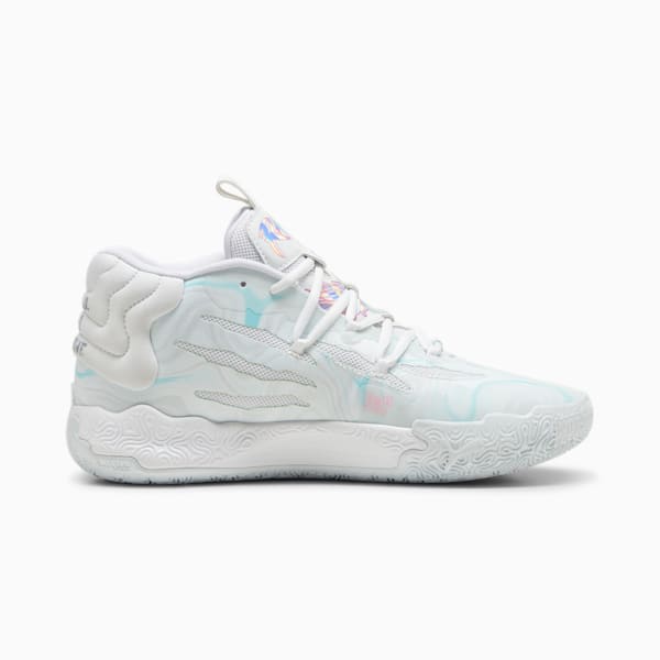 Zapatillas de basketball MB.03 Iridescent, PUMA White-Dewdrop, large-ARG