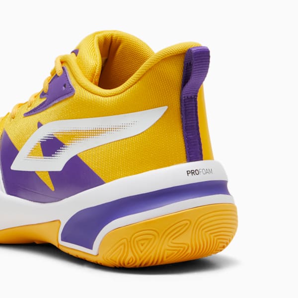 Zapatillas de basketball Genetics, Yellow Sizzle-PUMA White, large-ARG