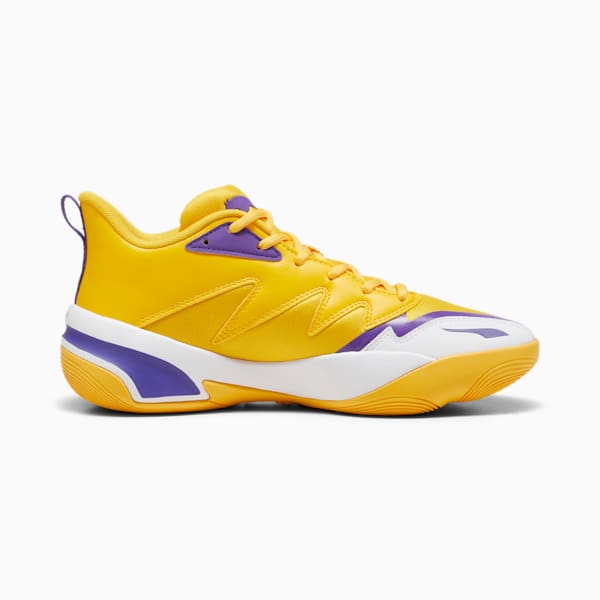 Zapatillas de basketball Genetics, Yellow Sizzle-PUMA White, large-ARG
