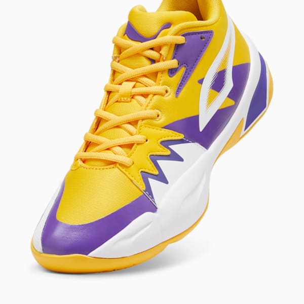 Zapatillas de basketball Genetics, Yellow Sizzle-PUMA White, large-ARG
