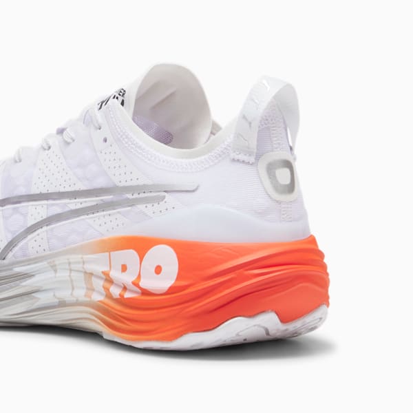 Zapatillas de running ForeverRun NITRO, PUMA White-PUMA Silver-Cherry Tomato, large-ARG