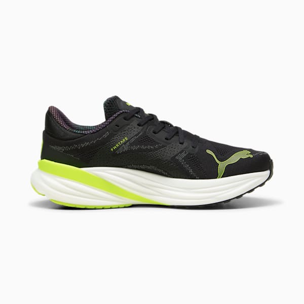 Magnify NITRO™ 2 Running Shoes Men, PUMA Black-Lime Pow, large-ZAF