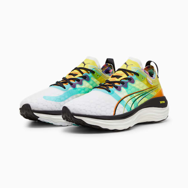 Zapatillas de running ForeverRun NITRO™ para hombre, PUMA White-Court Yellow-PUMA Black, large-ARG