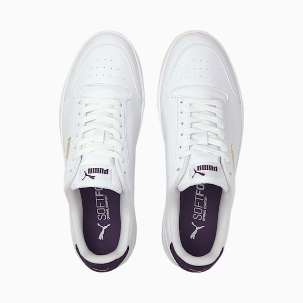 Tenis Puma Shuffle, Puma White-Sweet Grape-Puma Team Gold, large-MEX