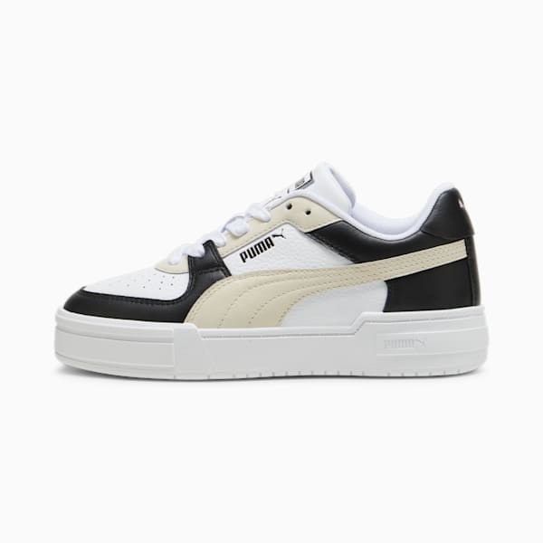 CA Pro Classic Trainers, PUMA White-PUMA Black-Alpine Snow, large-ZAF