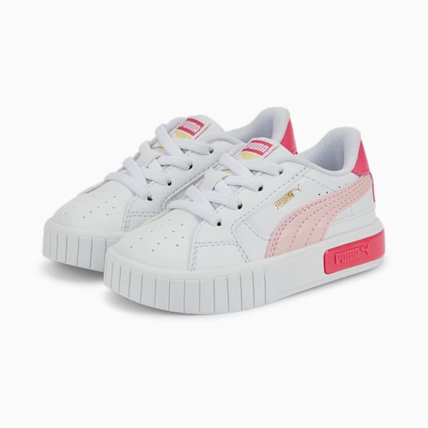 Zapatillas Cali Star AC para bebés, Puma White-Almond Blossom-Sunset Pink, large-ARG
