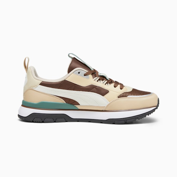 R78 Trek Trainers, Granola-PUMA White-Chestnut Brown, large-ZAF
