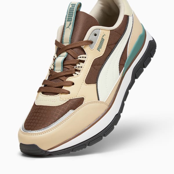 R78 Trek Trainers, Granola-PUMA White-Chestnut Brown, large-ZAF