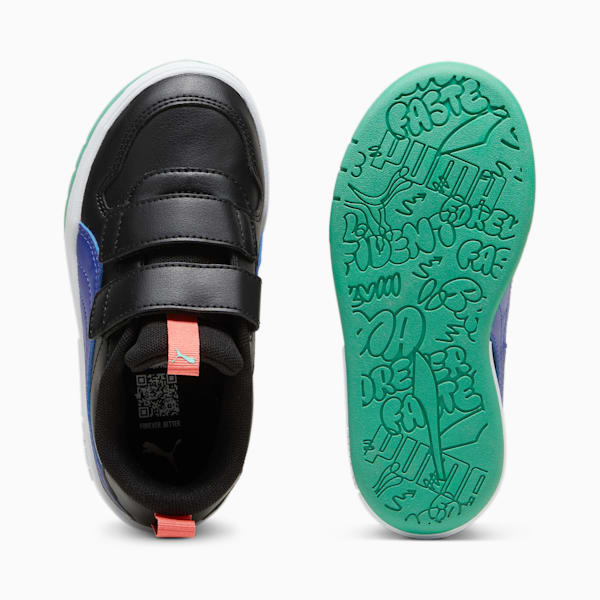 Multiflex SL V Kids' Trainers, PUMA Black-Lapis Lazuli, large-ZAF