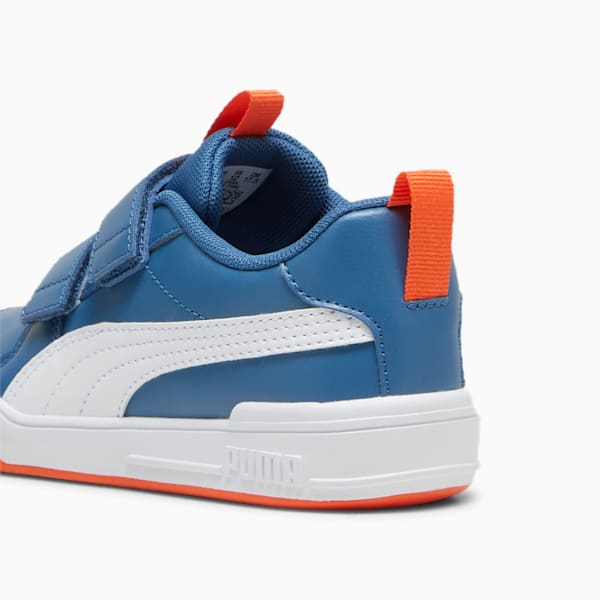 Multiflex SL V Kids' Trainers, Blue Horizon-PUMA White, large-ZAF