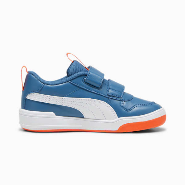 Multiflex SL V Kids' Trainers, Blue Horizon-PUMA White, large-ZAF