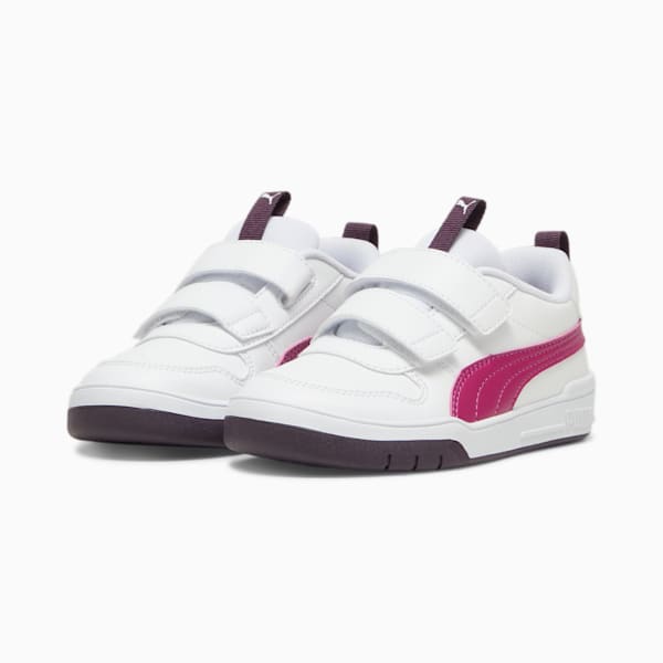 Multiflex SL V Kids' Trainers, PUMA White-Magenta Gleam, large-MEX