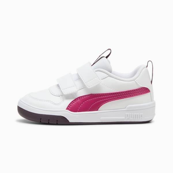 Multiflex SL V Kids' Trainers, PUMA White-Magenta Gleam, large-MEX