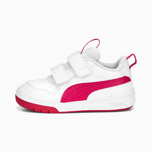 Multiflex SL V Babies' Trainers, PUMA White-Orchid Shadow, large-ZAF