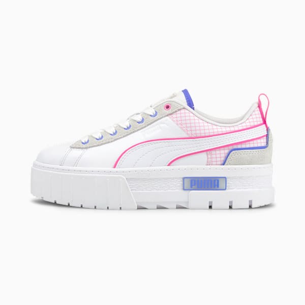 Tenis Mujer Mayze Tech, Puma White-Luminous Pink, large-MEX